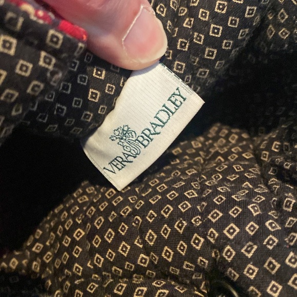 Vintage Vera Bradley Quilted “Red Coin” Backpack - Picture 5 of 7